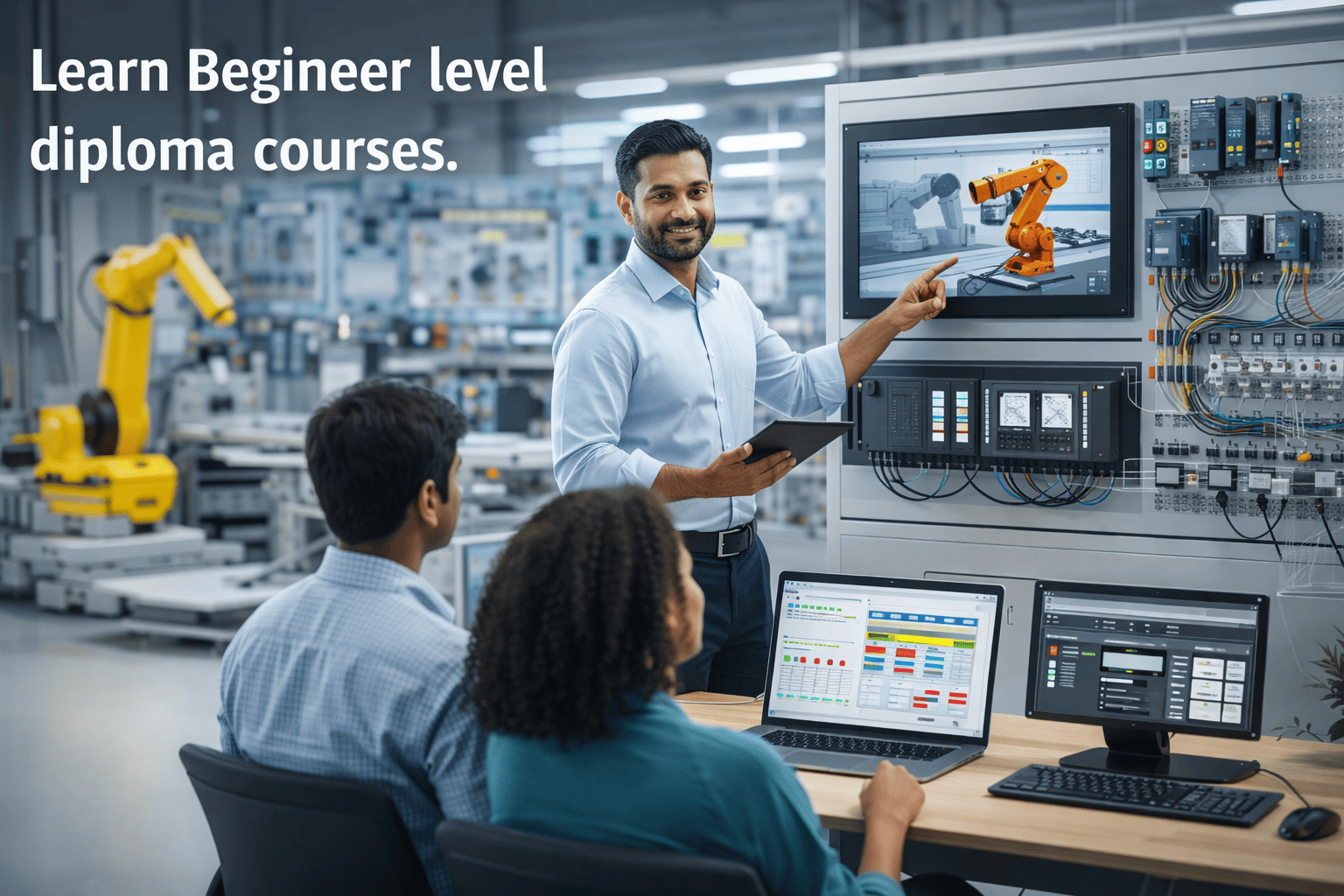 BEGINEER LEVEL INDUSTRIAL AUTOMATION COURSES