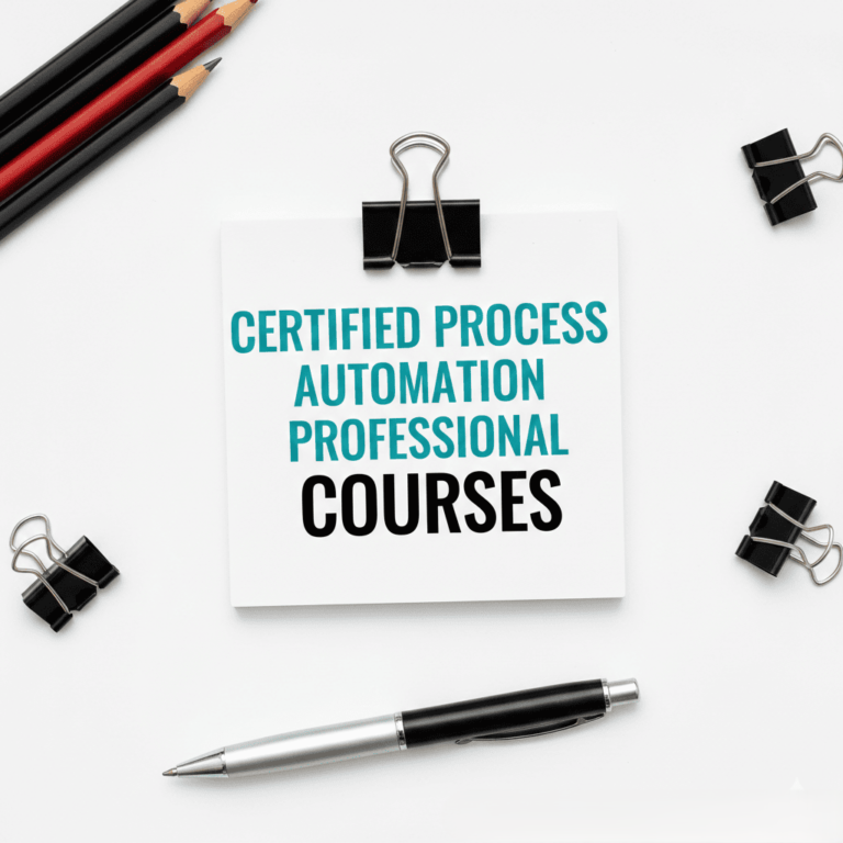 CERTIFIED PROCESS AUTOMATION PROFESSIONAL