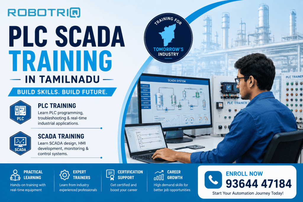 PLC SCADA Training in India | Robotriq