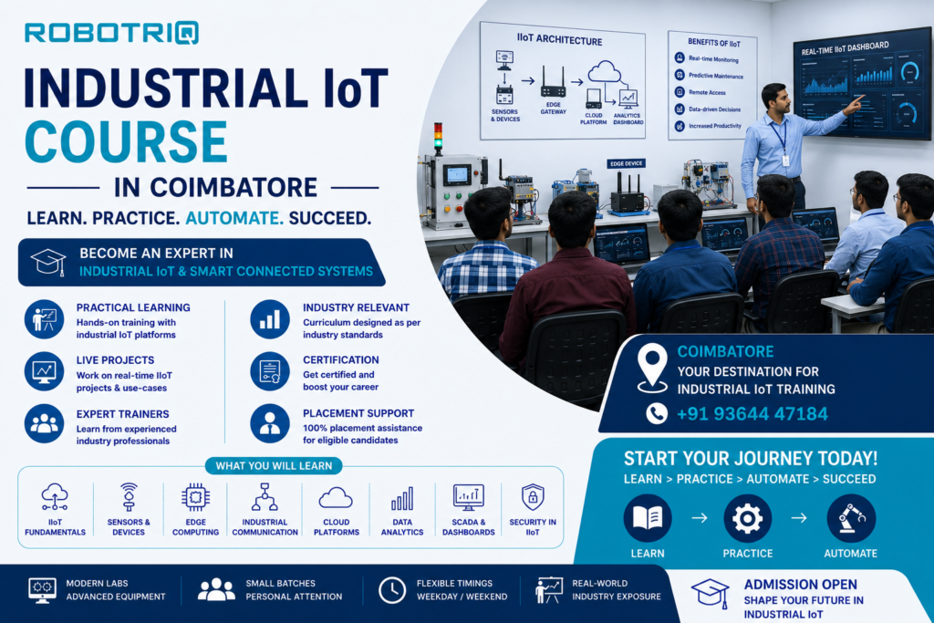 Industrial IoT Course in Coimbatore | Robotriq