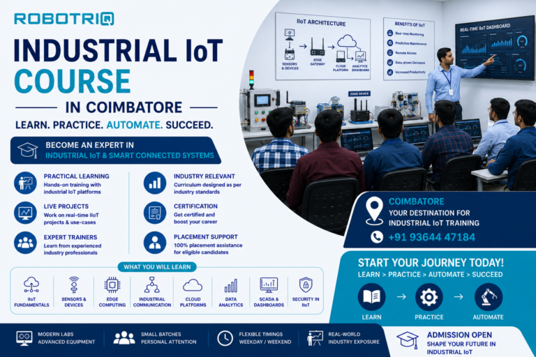Industrial IoT Course in Coimbatore | Robotriq
