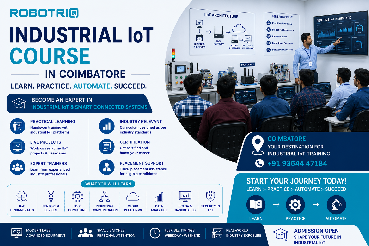 Industrial IoT Course in Coimbatore | Robotriq