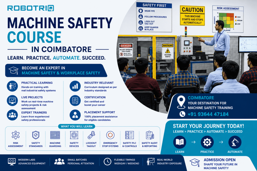 Machine Safety Course in Coimbatore | Robotriq