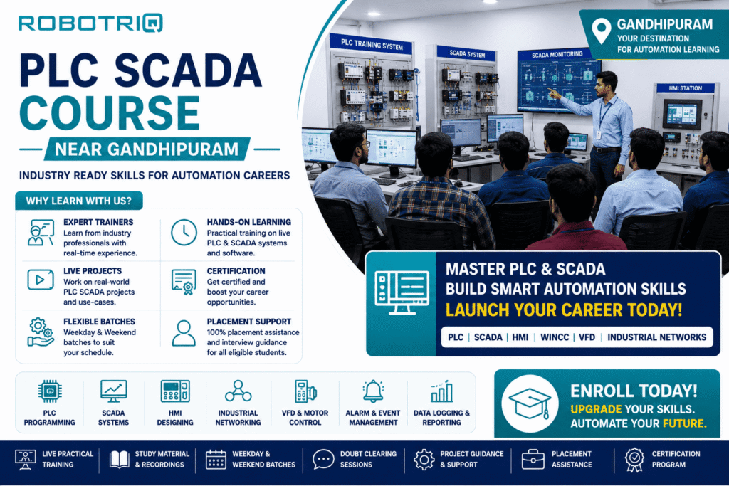PLC SCADA Course Near Gandhipuram
