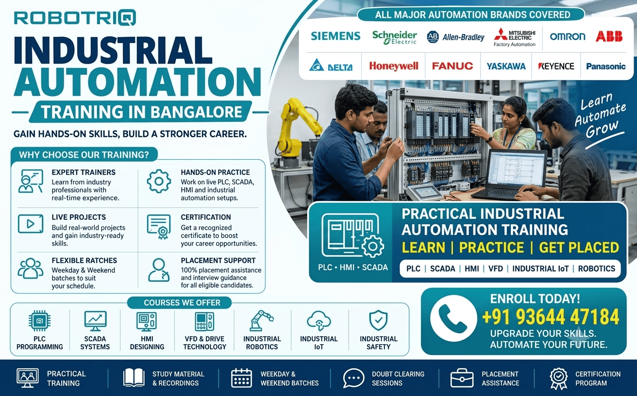 Industrial Automation Training in Bangalore