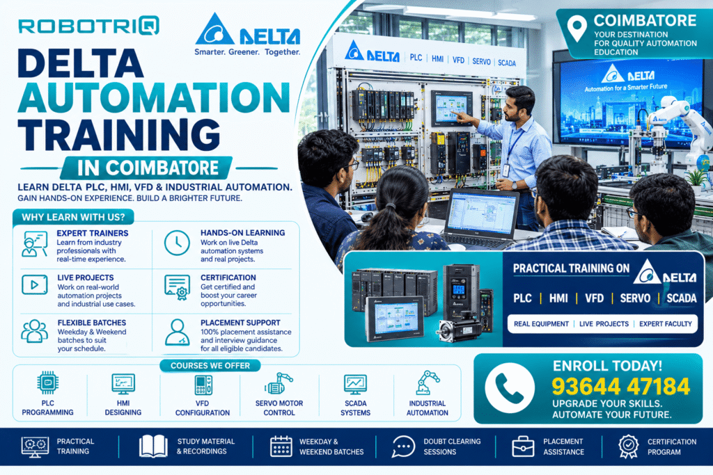 Delta Automation Training in Coimbatore