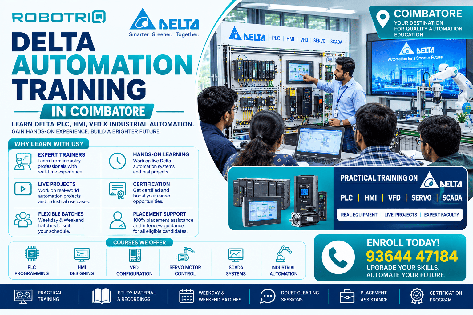 Delta Automation Training in Coimbatore